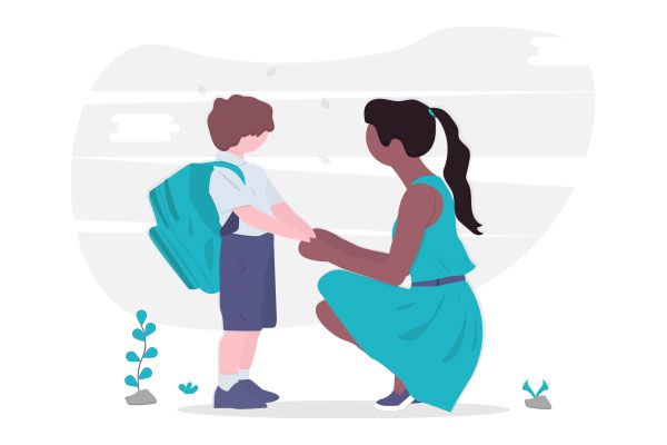 Finding Childcare Illustration